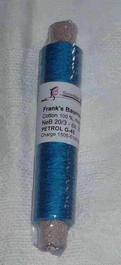 Franks Cotton - Thread 30/3 petrol 45